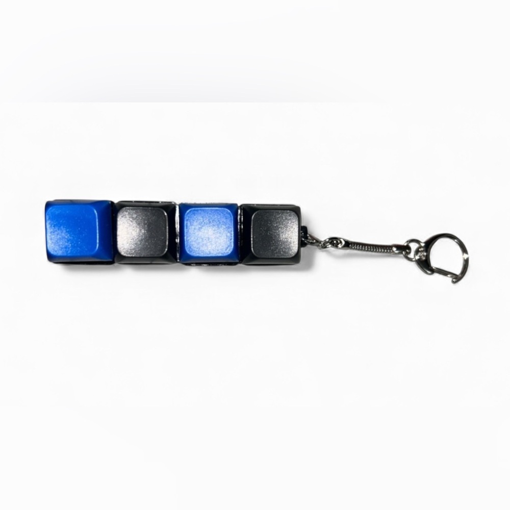 Keyboard Fidget Keychains Clicker NWOT - Picture 2 of 6